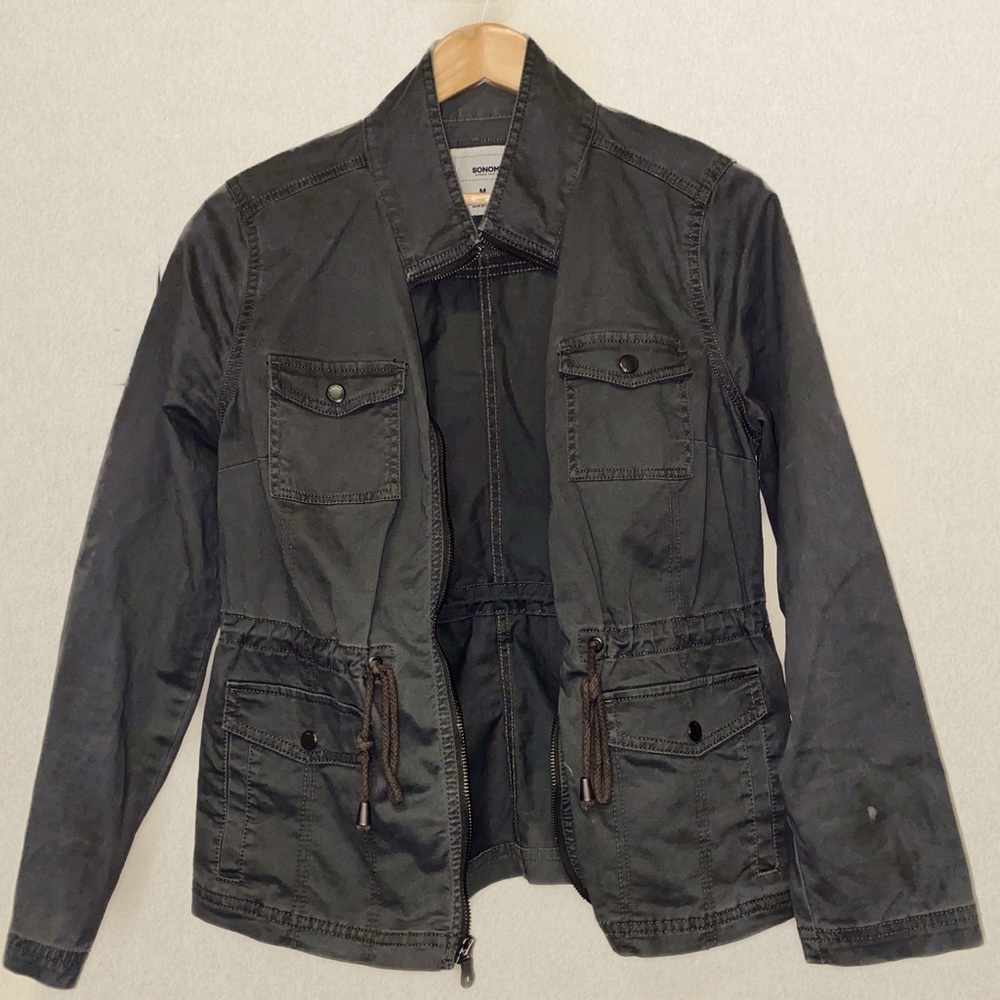 Sonoma Army Green Jacket Womens